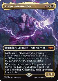 Zurgo Stormrender (Borderless), Commander: Tarkir: Dragonstorm