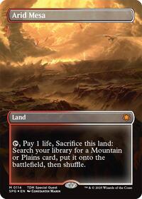 Arid Mesa (Borderless) (Dragonscale Foil), Special Guests