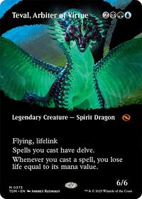 Teval, Arbiter of Virtue (Borderless), Tarkir: Dragonstorm