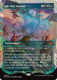 All-Out Assault (Showcase) (Halo Foil), Tarkir: Dragonstorm