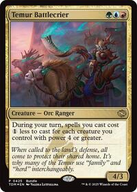 Temur Battlecrier (TDM Bundle), Unique and Miscellaneous Promos
