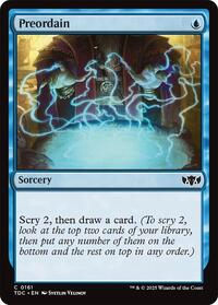 Preordain, Commander: Tarkir: Dragonstorm