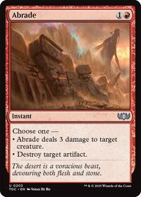 Abrade, Commander: Tarkir: Dragonstorm