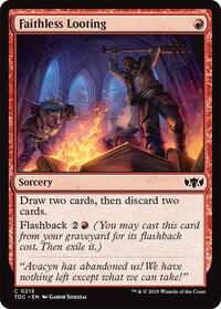 Faithless Looting, Commander: Tarkir: Dragonstorm