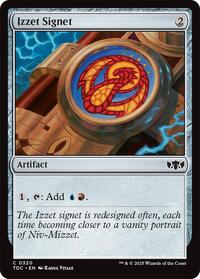 Izzet Signet, Commander: Tarkir: Dragonstorm