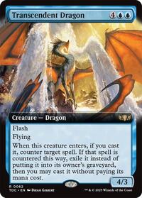 Transcendent Dragon (Extended Art), Commander: Tarkir: Dragonstorm