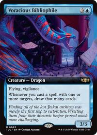 Voracious Bibliophile (Extended Art), Commander: Tarkir: Dragonstorm