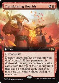 Transforming Flourish (Extended Art), Commander: Tarkir: Dragonstorm