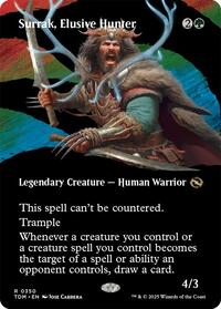 Surrak, Elusive Hunter (Borderless), Tarkir: Dragonstorm