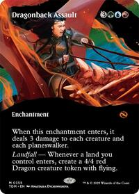 Dragonback Assault (Borderless), Tarkir: Dragonstorm