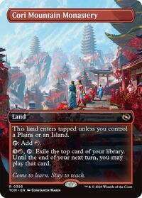 Cori Mountain Monastery (Borderless), Tarkir: Dragonstorm