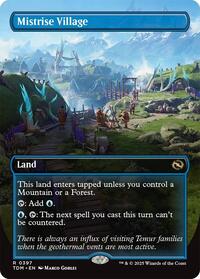 Mistrise Village (Borderless), Tarkir: Dragonstorm
