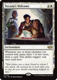 Tocasia's Welcome, Commander: Tarkir: Dragonstorm