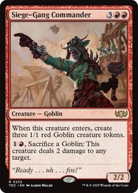 Siege-Gang Commander, Commander: Tarkir: Dragonstorm