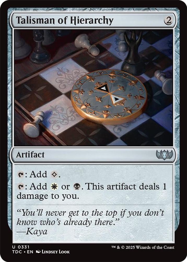 Talisman of Hierarchy