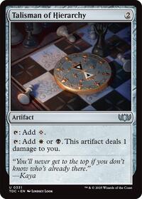 Talisman of Hierarchy, Commander: Tarkir: Dragonstorm