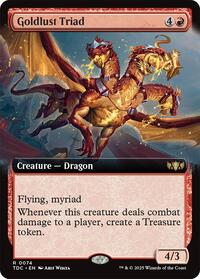Goldlust Triad (Extended Art), Commander: Tarkir: Dragonstorm