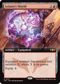 Infantry Shield (Extended Art), Commander: Tarkir: Dragonstorm