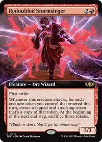 Redoubled Stormsinger (Extended Art), Commander: Tarkir: Dragonstorm