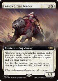 Ainok Strike Leader (Extended Art), Commander: Tarkir: Dragonstorm