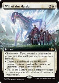 Will of the Mardu (Extended Art), Commander: Tarkir: Dragonstorm