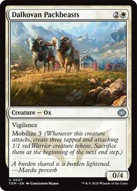 Dalkovan Packbeasts, Tarkir: Dragonstorm