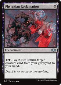 Phyrexian Reclamation, Commander: Tarkir: Dragonstorm
