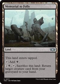 Memorial to Folly, Commander: Tarkir: Dragonstorm