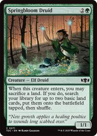 Springbloom Druid, Commander: Tarkir: Dragonstorm