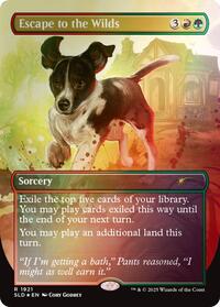 Escape to the Wilds (1921) (Rainbow Foil), Secret Lair Drop Series