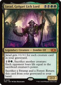 Jarad, Golgari Lich Lord, Commander: Tarkir: Dragonstorm