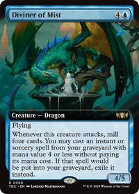 Diviner of Mist (Extended Art), Commander: Tarkir: Dragonstorm