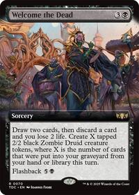 Welcome the Dead (Extended Art), Commander: Tarkir: Dragonstorm