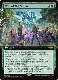 Will of the Sultai (Extended Art), Commander: Tarkir: Dragonstorm