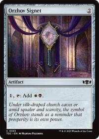 Orzhov Signet, Commander: Tarkir: Dragonstorm