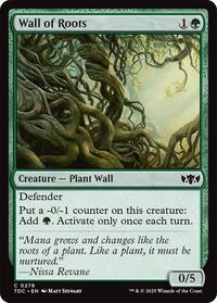 Wall of Roots, Commander: Tarkir: Dragonstorm