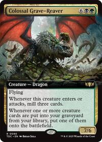 Colossal Grave-Reaver (Extended Art), Commander: Tarkir: Dragonstorm