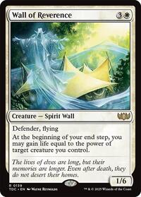 Wall of Reverence, Commander: Tarkir: Dragonstorm