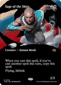Sage of the Skies (Borderless), Tarkir: Dragonstorm