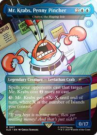 Mr. Krabs, Penny Pincher - Charix, the Raging Isle (Rainbow Foil), Secret Lair Drop Series