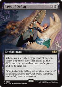 Jaws of Defeat (Extended Art), Commander: Tarkir: Dragonstorm