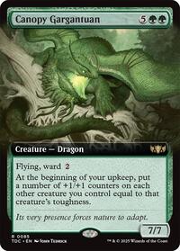 Canopy Gargantuan (Extended Art), Commander: Tarkir: Dragonstorm