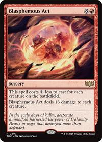 Blasphemous Act, Commander: Tarkir: Dragonstorm