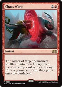 Chaos Warp, Commander: Tarkir: Dragonstorm