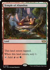 Temple of Abandon, Commander: Tarkir: Dragonstorm