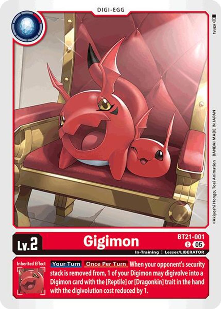 Gigimon, Standard, front