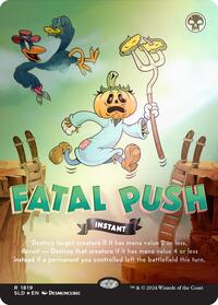 Fatal Push (1819) (Rainbow Foil), Secret Lair Drop Series