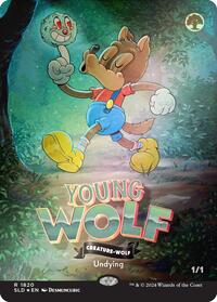 Young Wolf (Rainbow Foil), Secret Lair Drop Series