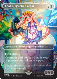 Thalia, Heretic Cathar (Rainbow Foil), Secret Lair Drop Series