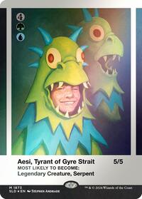 Aesi, Tyrant of Gyre Strait (Rainbow Foil), Secret Lair Drop Series
